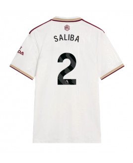Günstige Arsenal William Saliba #2 3rd trikot 2025-26 Kurzarm